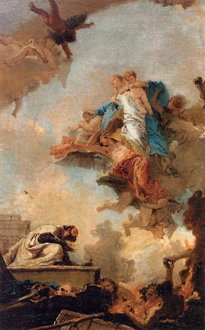 Apparition of the Virgin to St Simon Stock by Giovanni Battista Tiepolo